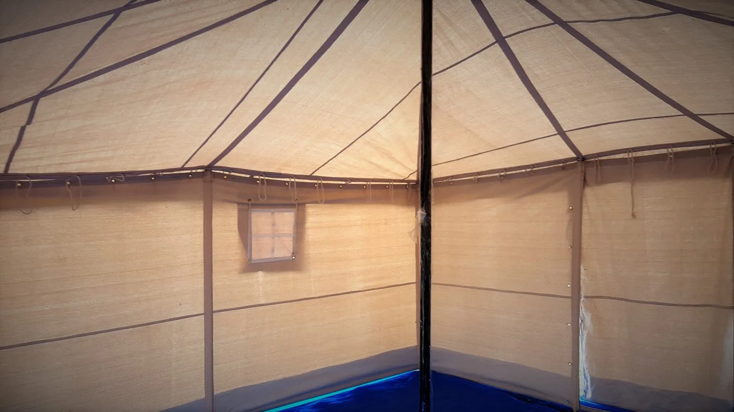 Waterproof Four Season Tents Kuwaiti Deluxe Tent In Whole Sale Price Luxury Breathable Cotton Canvas Camping Tent Deluxe