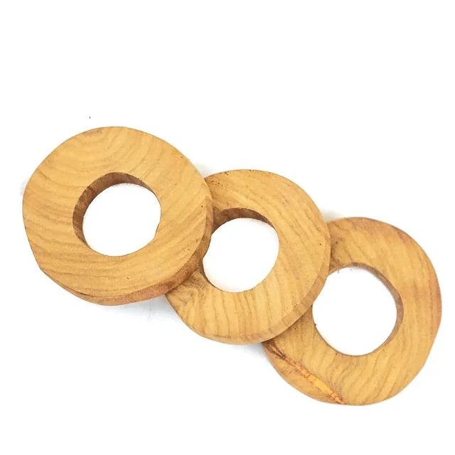 Wooden Ring Holders for Table Settings Best Quality Handcraft Wooden made Tabletop Decor Napkin Ring Manufacturer In India