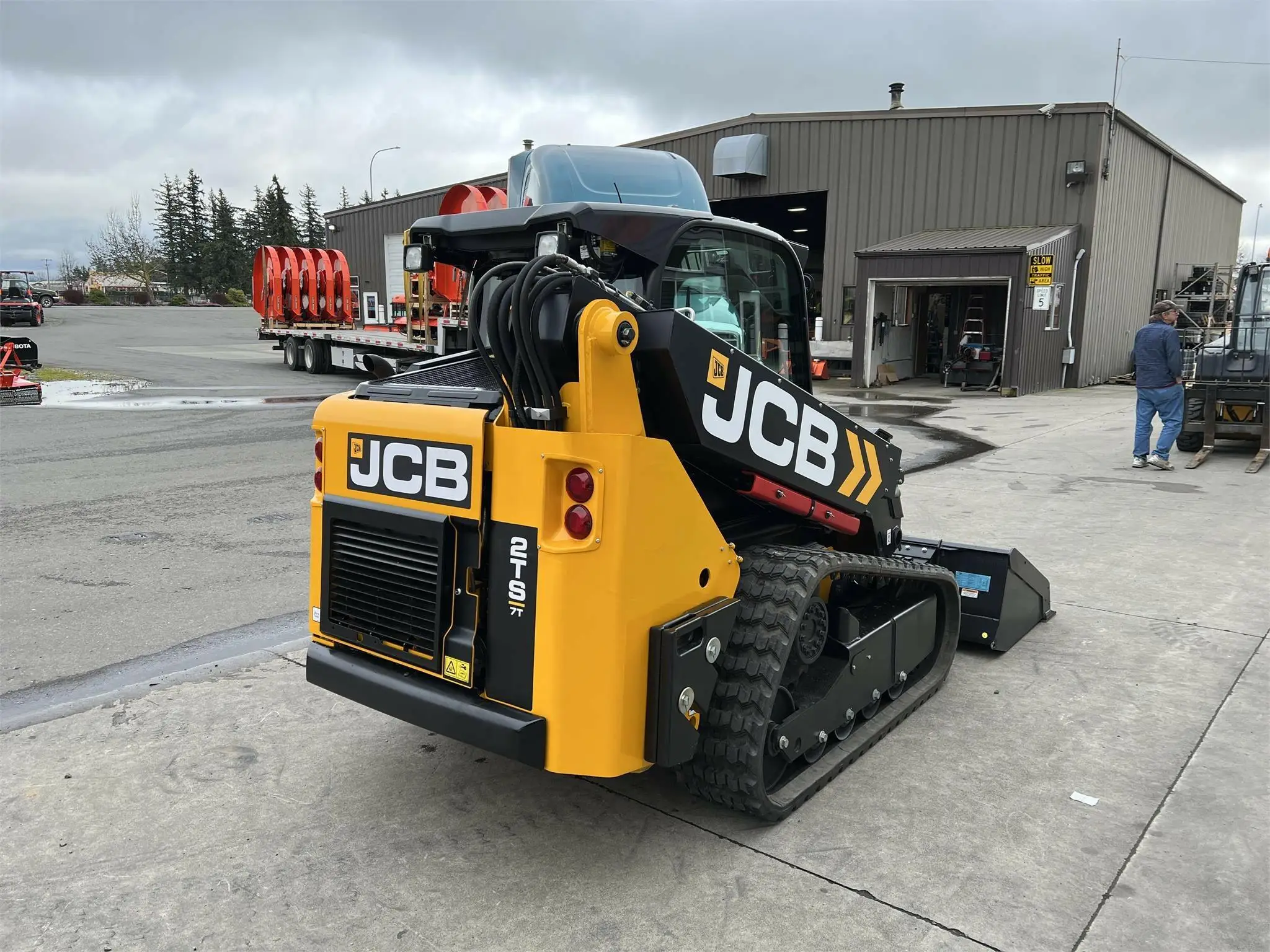 2024 погрузчик JCB 2TS-7T 2023 гусеничный телесный 74-сильный двигатель с высоким потоком 72-дюймовый ковшовый пилотный блок управления в комплекте