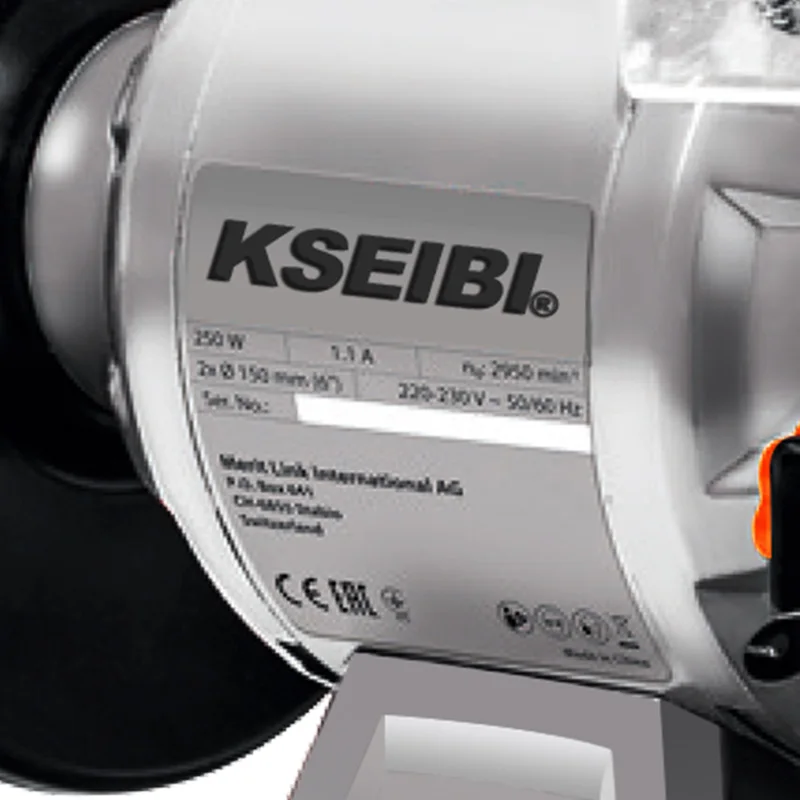 KSEIBI High quality Bench Grinder, 200mm, 350W For Sharpen Other Tools