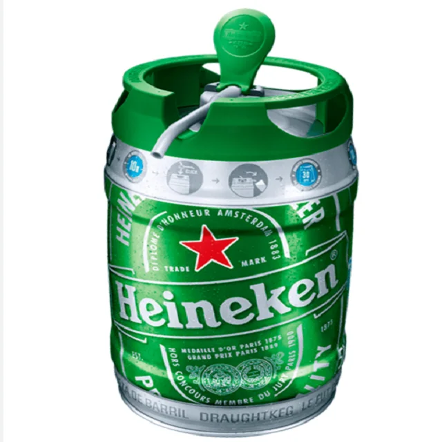 Купить 5-литровый бочонок Heineken в наличии теперь идеально подходит для торжеств и собраний