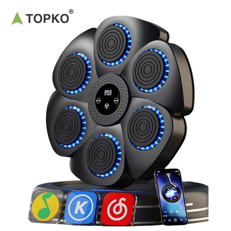 TOPKO High Quality PVC Intelligent Boxing Machine Home Indoor Gym Training Punching Equipment Wall-Mounted Boxing Machine