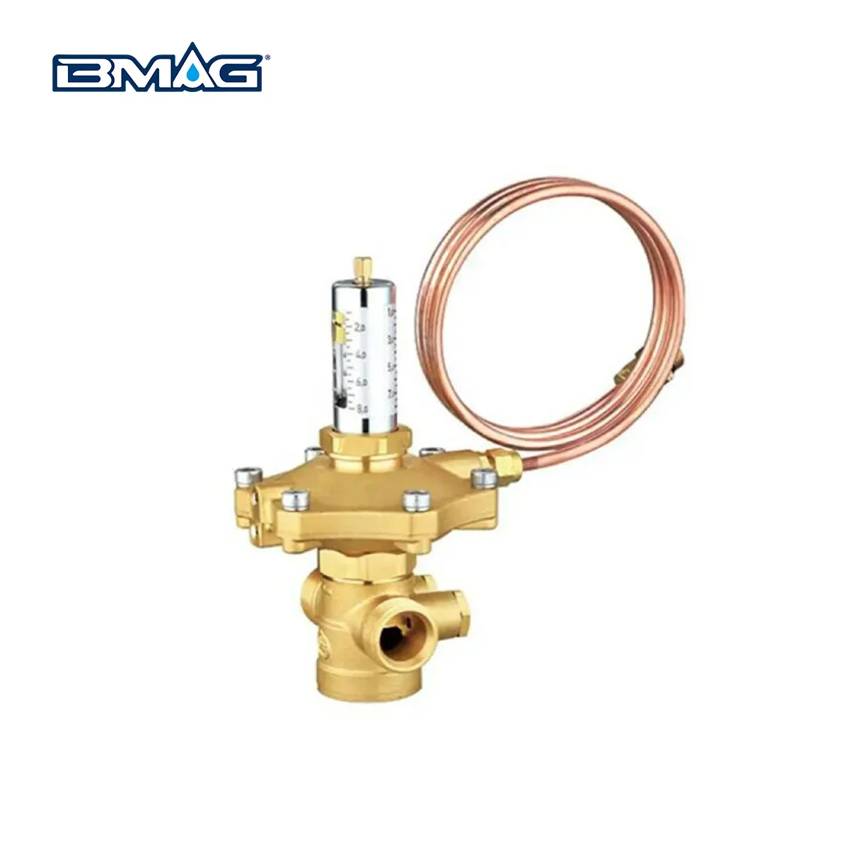 3/4 BSP Female  Automatic Brass Hvac Valve Pressure Differential Control Valve