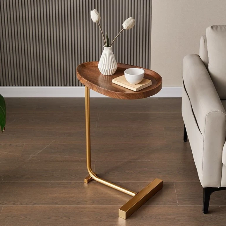 Роскошная мебель из орехового дерева на заказ, мебель для гостиной и спальни, современный маленький диван, боковой стол