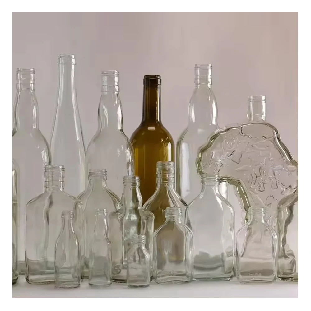 High Quality Custom Designed Liquor Glass Bottles