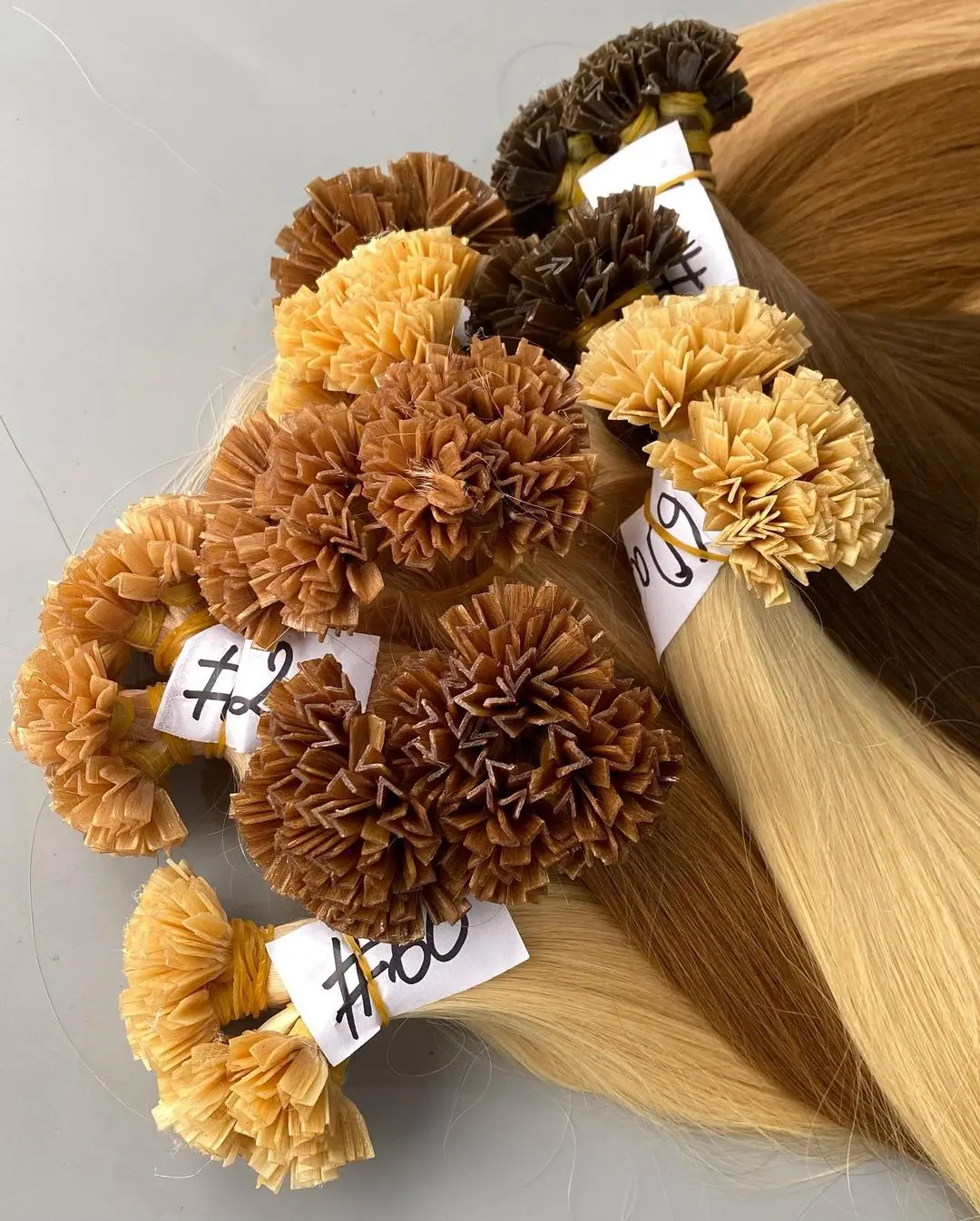 Wholesale Double Drawn Raw Vietnam Cuticle Remy Hair Keratin V Tip Human Hair Extensions Vietnamese