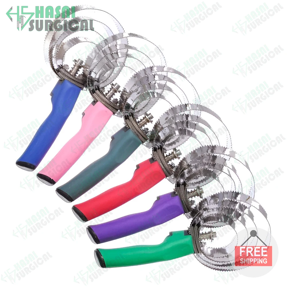 Stainless Steel Cattle Horse Hair Comb, Veterinary Instrument, 4-5-6 Circle by Hasni Surgical CE /ISO Approved