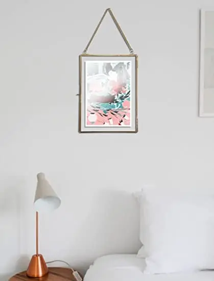 High quality metal and glass classic design picture photo frame for home decor