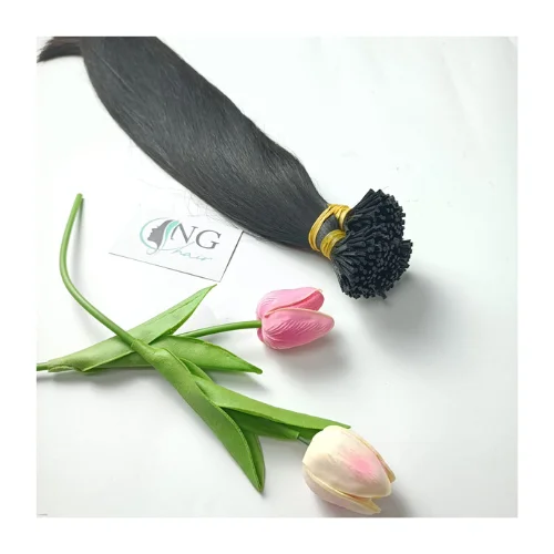 Hot Sale Straight I Tip Hair All Color 100% Virgin Human Hair Unprocessed Clip in Vietnamese Hair No Genius Weft