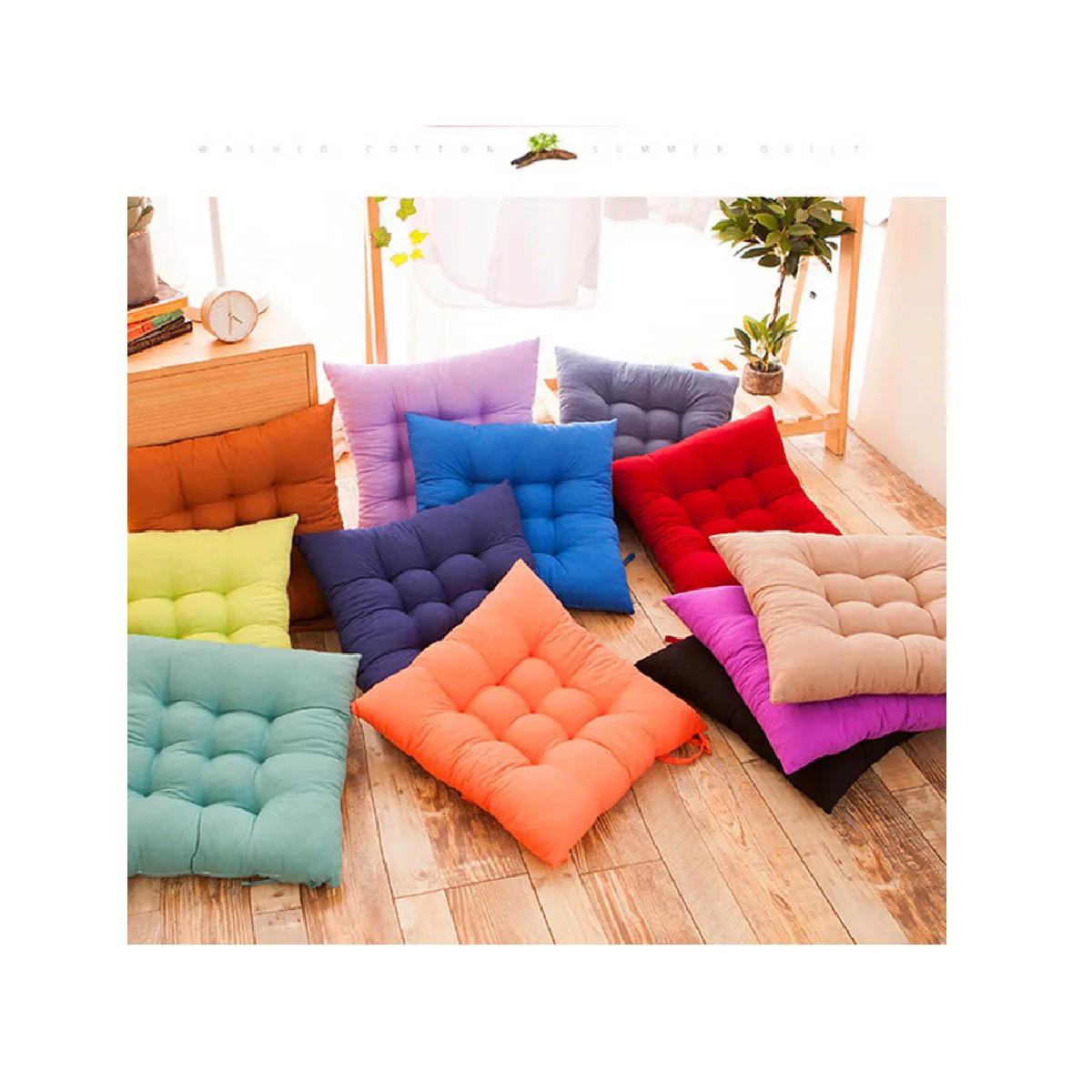 Home Decorative Throw Cushion Cover Sets Heart Printing Patterns Pillow Cases For Sofa & Floor Seating 100%Cotton High Quality