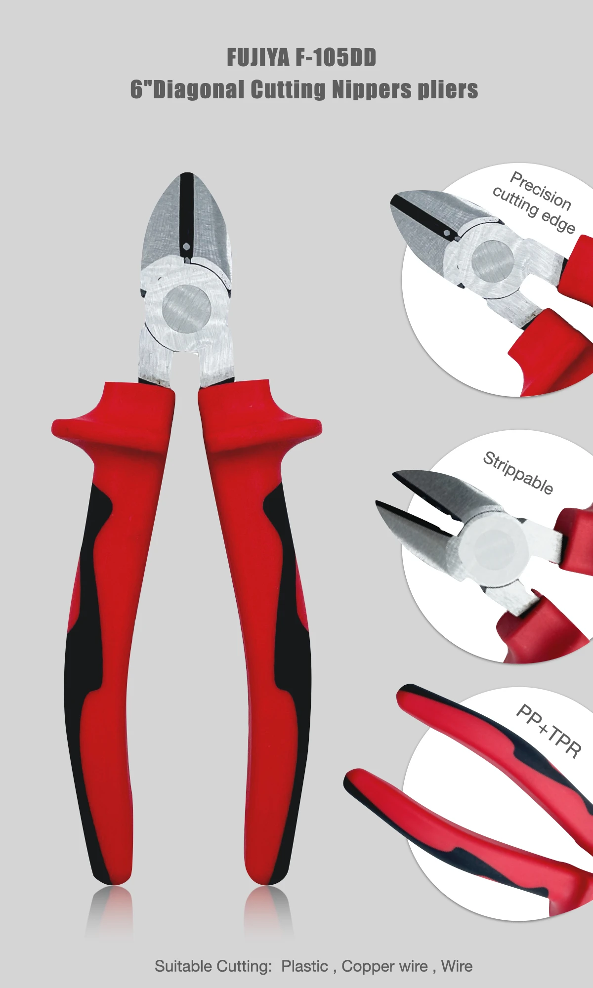 Labor-saving power Diagonal Cutting Nippers multi-tools pliers
