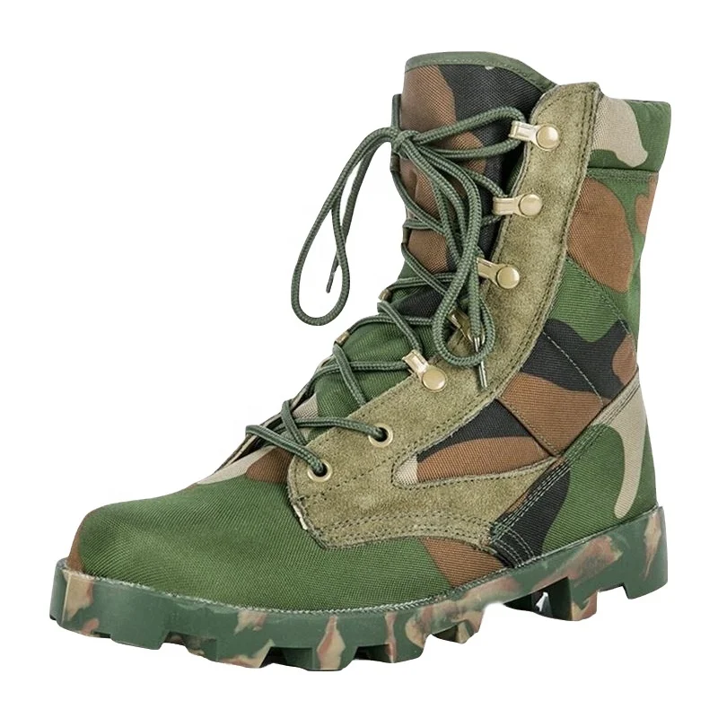 Super Quality Leather and Oxford Upper Black Winter Waterproof Leather Shoes Combat High Top Security Tactical Boots for mens