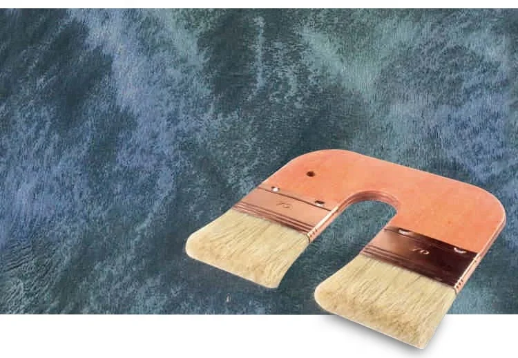 Decoration paint tools artist set professional paint roller brushes wooden double side pure bristle wall paint brush