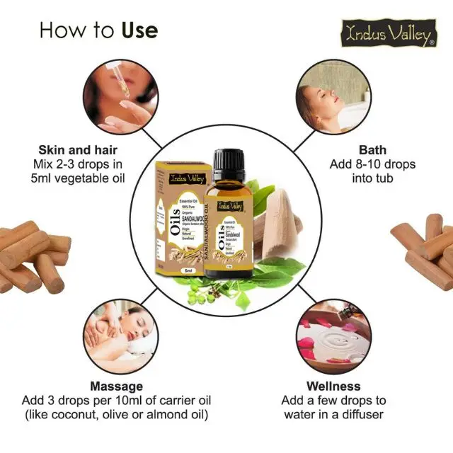 Bio Organic Essential Oil OEM/ODM Natural Aromatherapy Sandalwood Perfume Oil Pure Essential Oil For Skin Care Hair Care