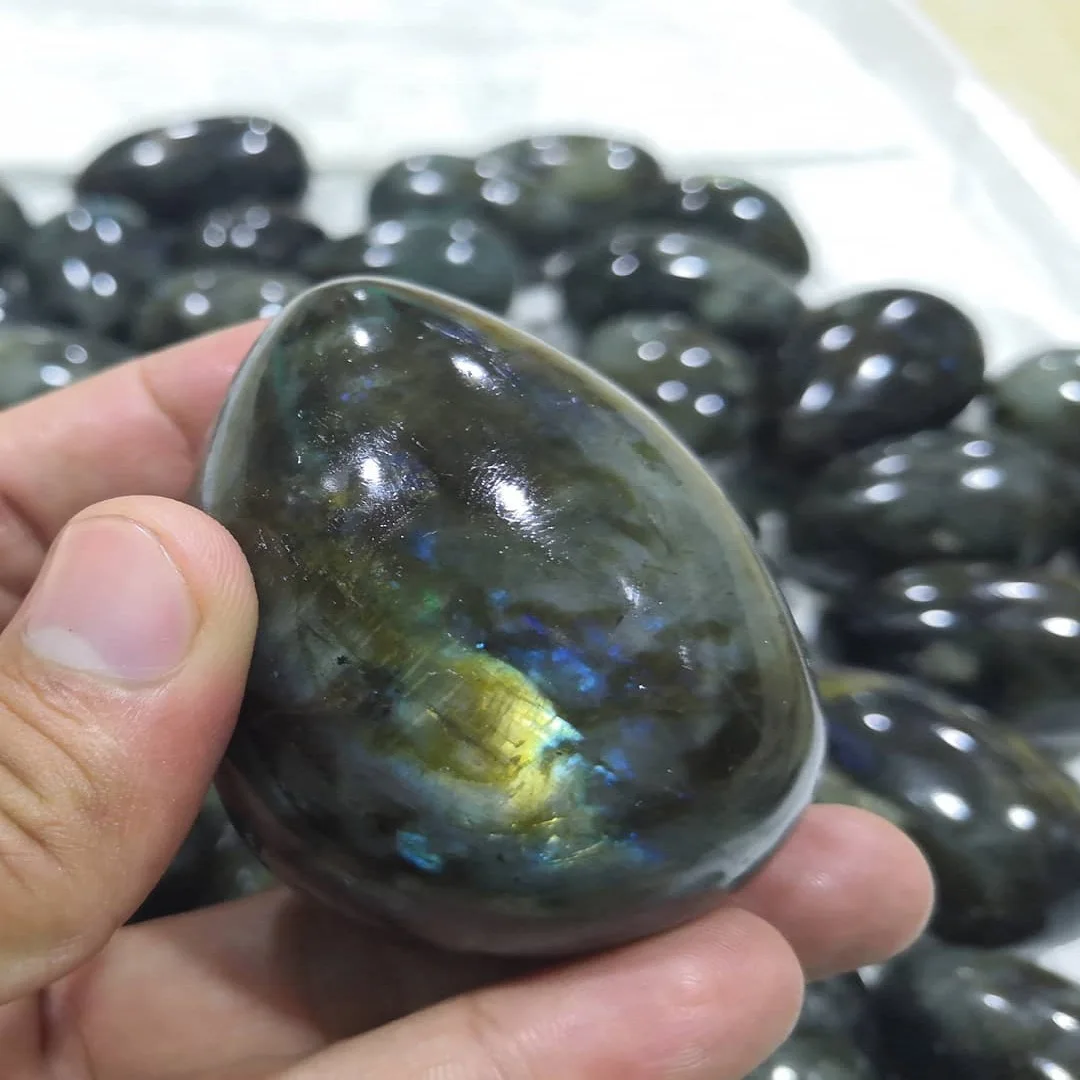 wholesale natural crystal  labradorite  yoni eggs:gemstone eggs:crystal yoni eggs:healing crystal stone:agate:crafts:agate:gift