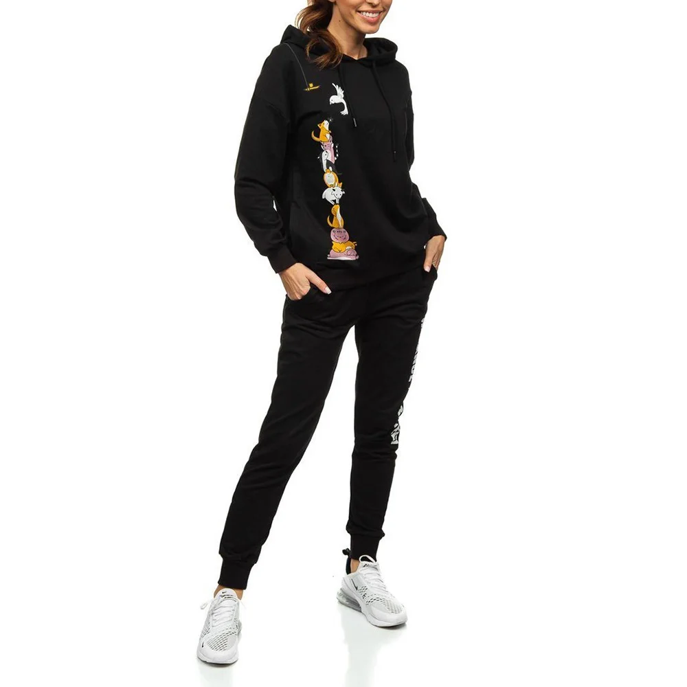 2022 Wholesale Printed Customize Private Label Women Clothing Plain Solid SweatS uits Women Tracksuit