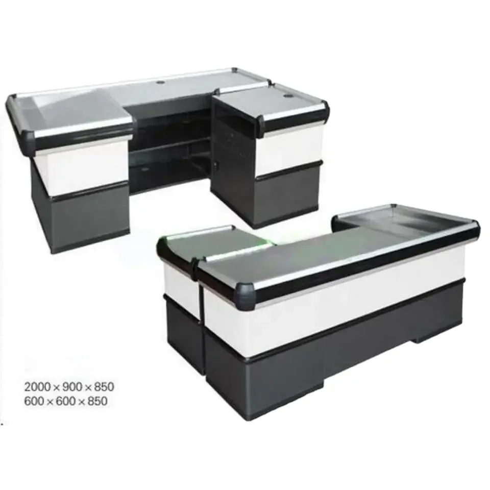 Multifunctional Cashier Counter Supermarket Checkout Counter Retail Store Cashier Counter