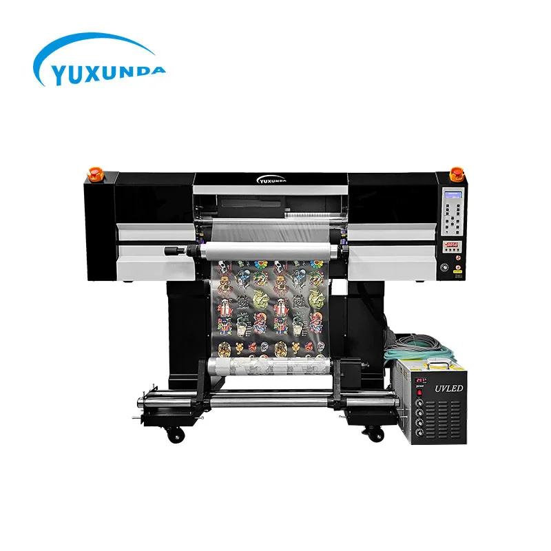 Yuxunda 60cm Large Format UV Printing Sticker Printer UV DTF Printing Machine For Car Sticker Printer