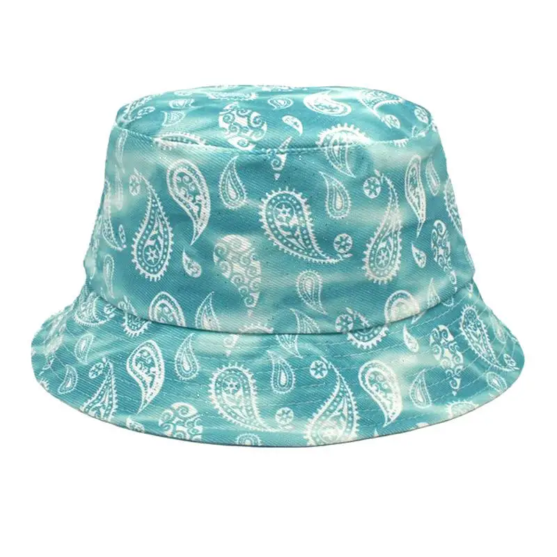 Bandana Reversible Bucket Hat Manufacturer Customized Logo Designed Fisherman Hats Plus size