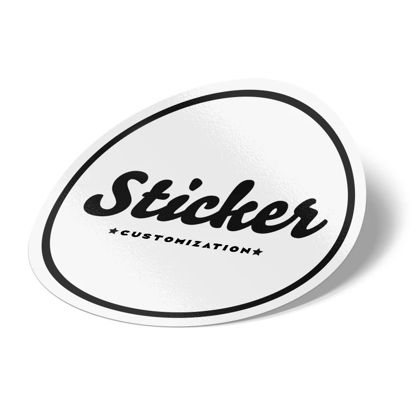 Factory Direct Sale Clear Gold Foil Transparent Logo Label Waterproof Cartoon Die Cut Sticker Labelling