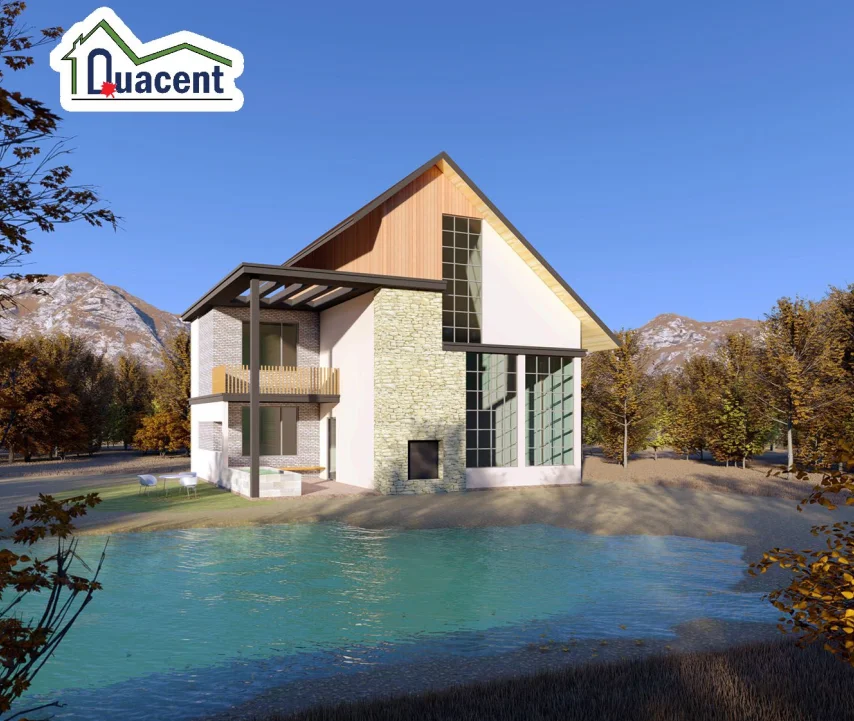 Экологичный сборный дом SIP-современный дизайн Энергоэффективный и сильный для вашего дома мечты