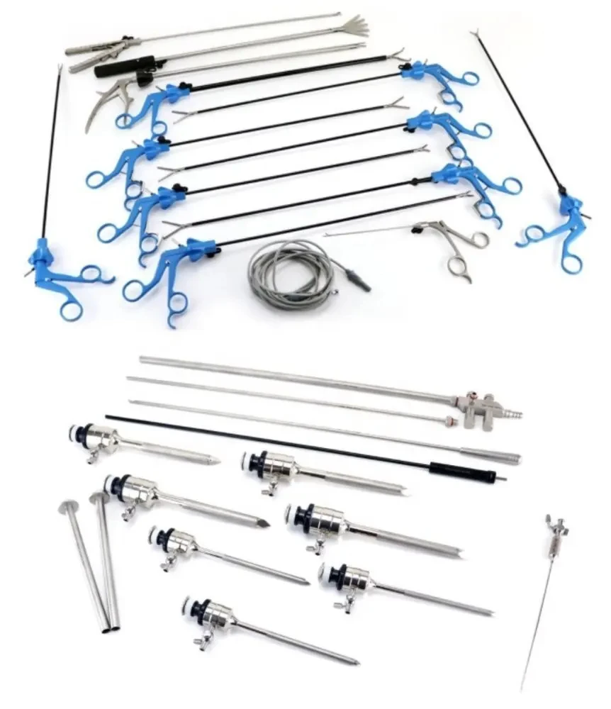 Top quality laparoscopic surgical instruments 5mm3mm laparoscopic surgery set laparoscopy forceps