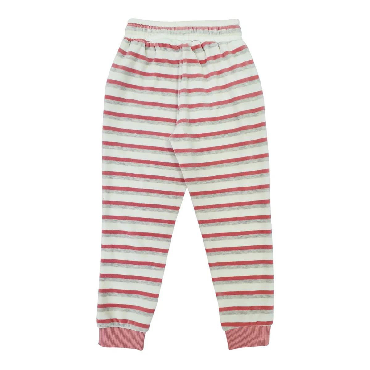 Fashionable Pants for girls Trousers for ladies wholesale prices Cotton White and pink elastic waist/ankle