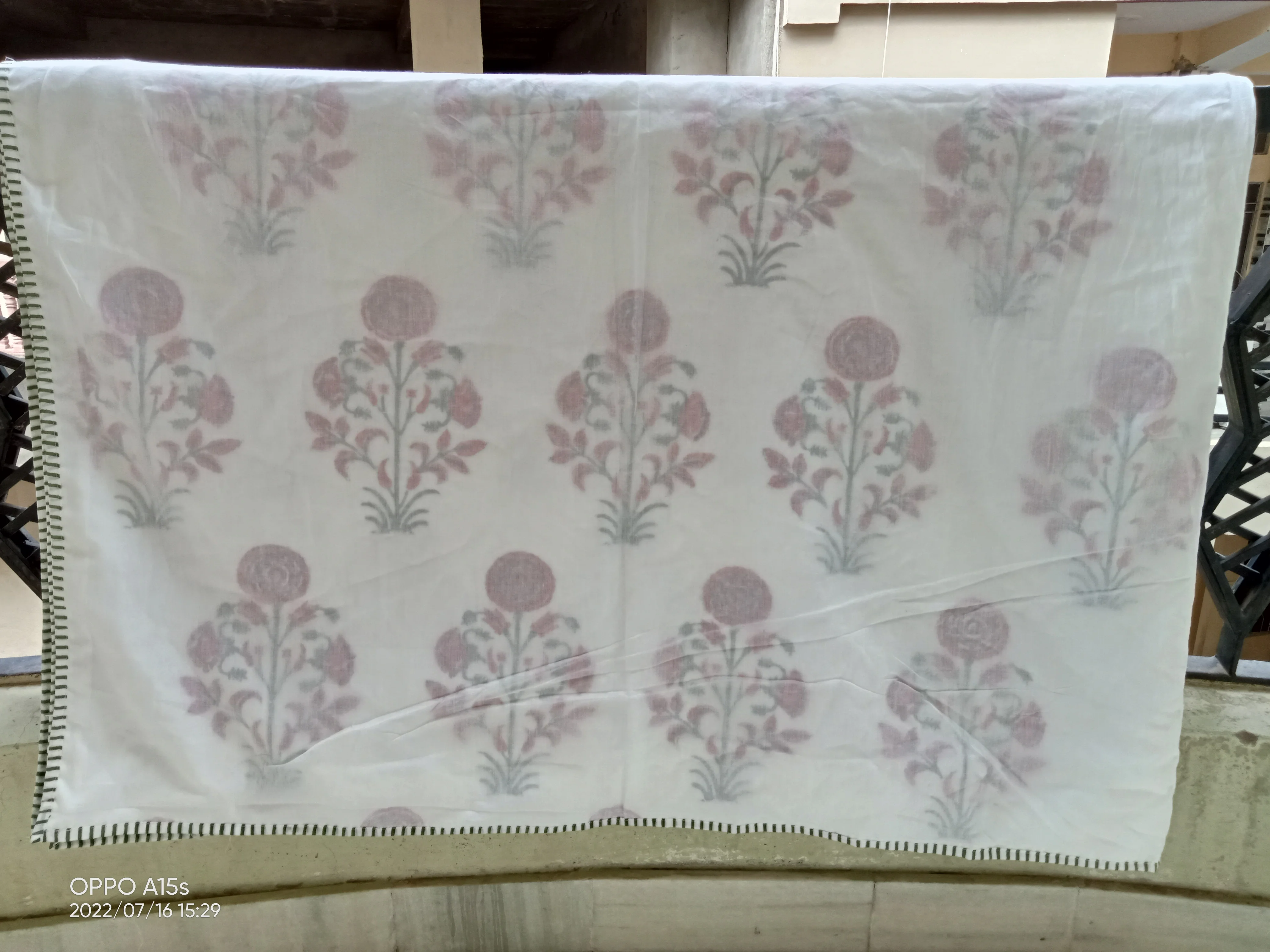 Beautiful Hand Block Print Cotton Dohar Handmade Blanket Printed Quilt Comforter Cotton Dohar Pure Cotton Dohar