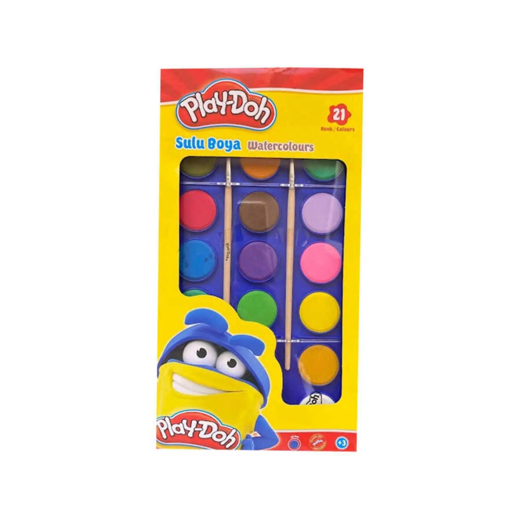 Play-Doh Watercolor 21 Colors 28 mm Diameter