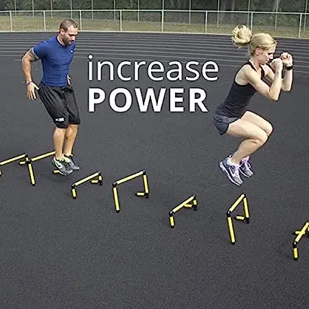 Cheap Custom Plastic Quality Sports Adjustable Field Agile Bar Portable Speed Training Athletic Soccer Football Agility Hurdles