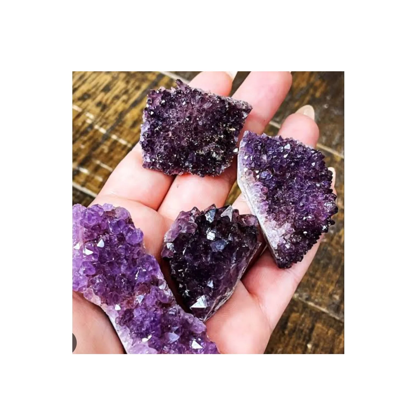 Most Selling Amethyst Cluster Small Pieces with 2-5inch Amethyst Quartz Crystal Healing Geode Cluster for Home Decoration
