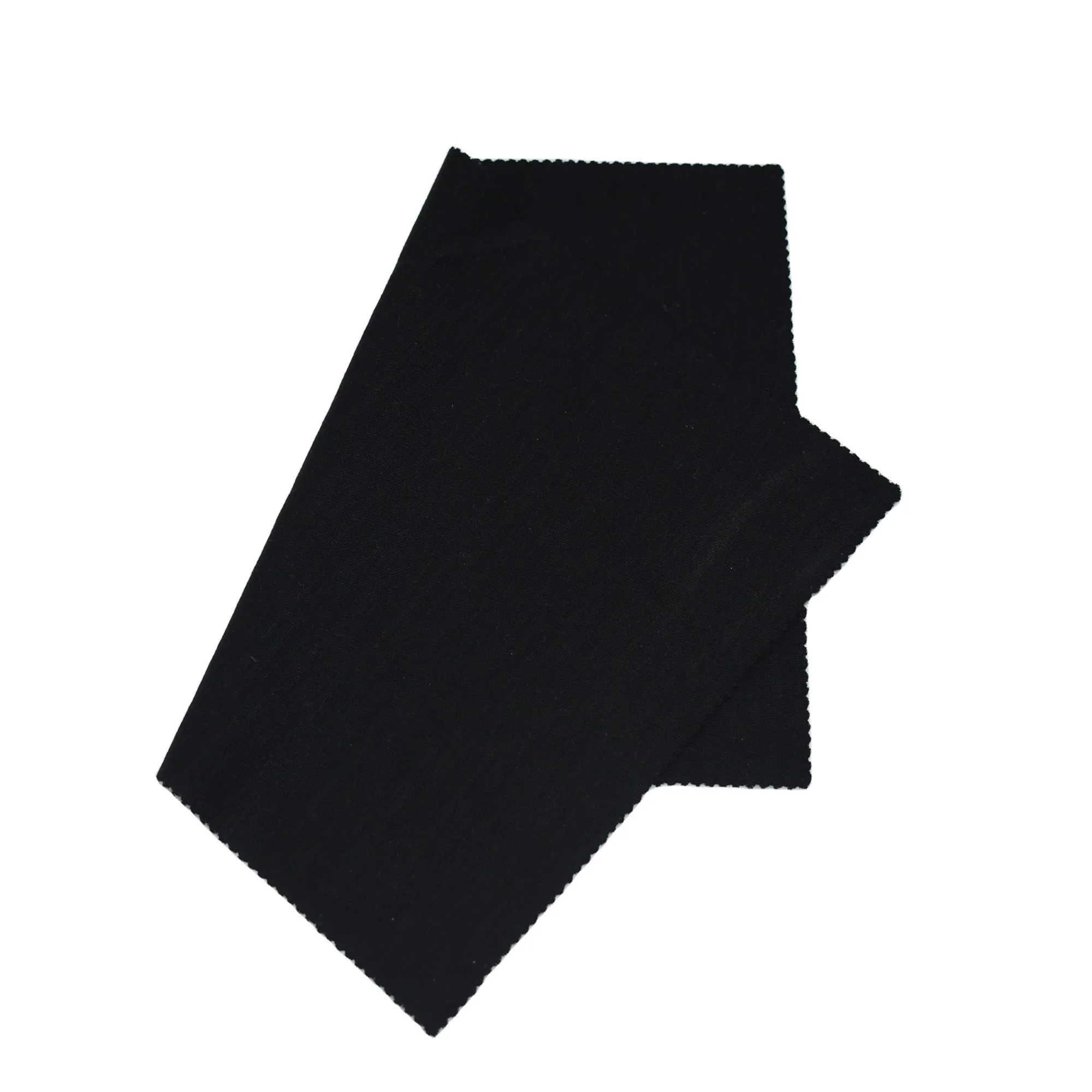 Low MOQ Worsted Pure Wool Fabrics 100% Wool Mercerized Rib Knitted Material