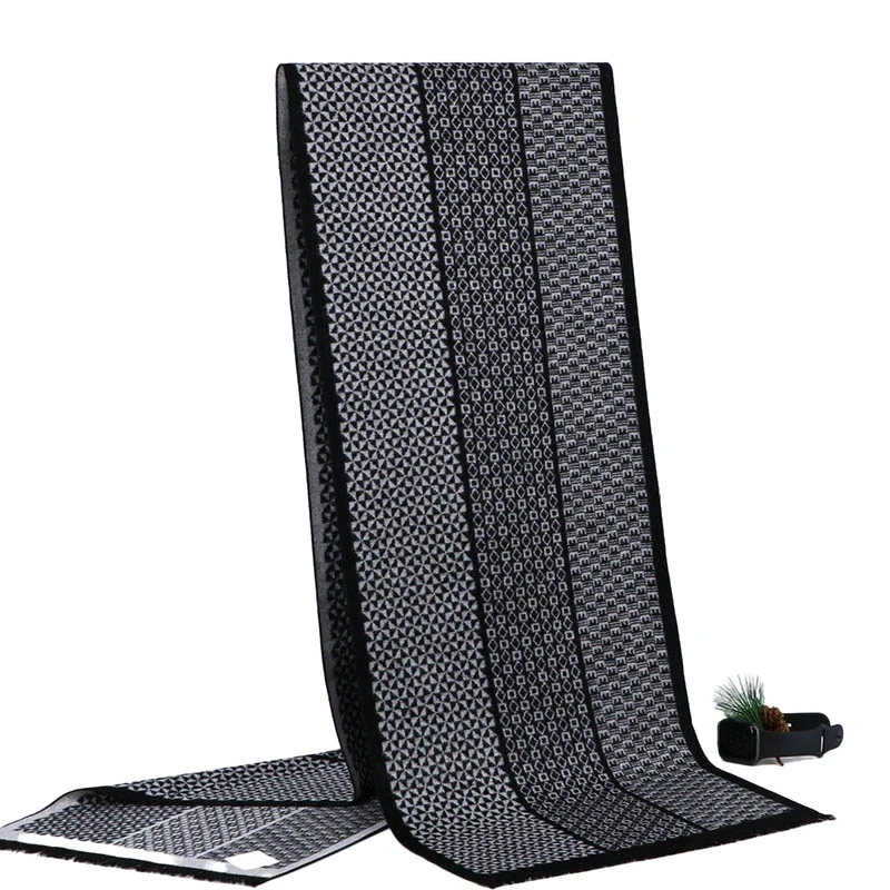 Custom festival knitted jacquard acrylic fan scarfs ,football player face team logo Memento anniversary Muffler