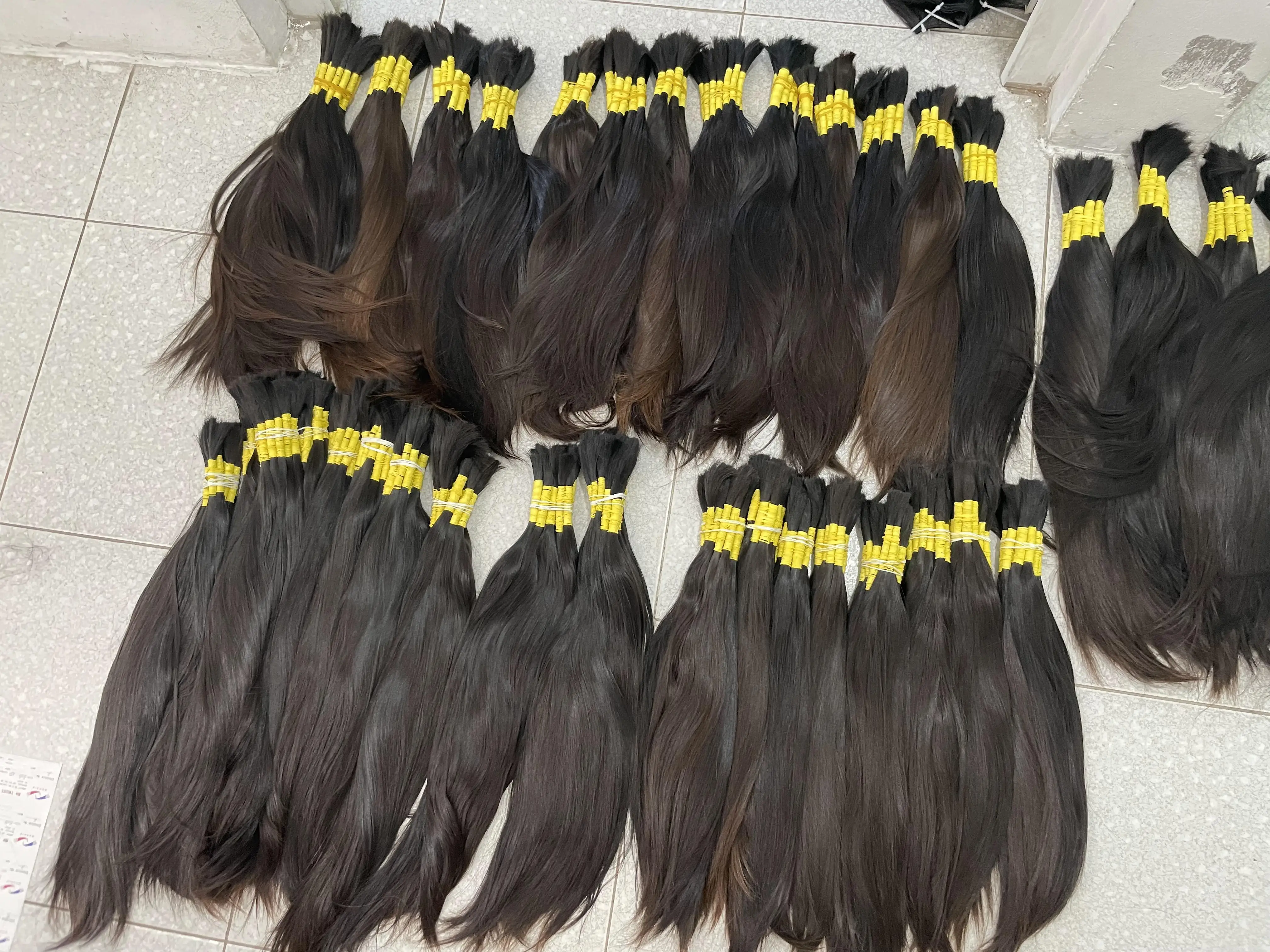 Hair Bulk 100% Raw Human Hair from Vietnamese Company MH TRUST Double Drawn Hair Extensions