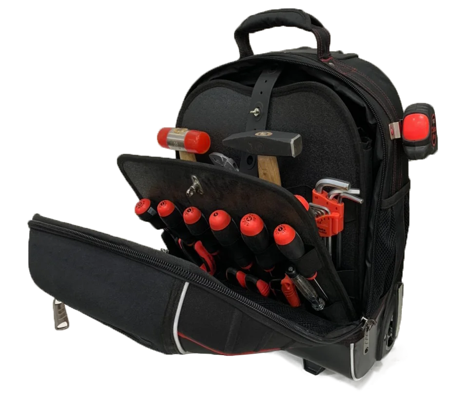 Tool Backpack 36cm Metal Rolling Garage Work Good Price Polyester Carrying Protector Custom Ista Standard Vietnam Manufacturer