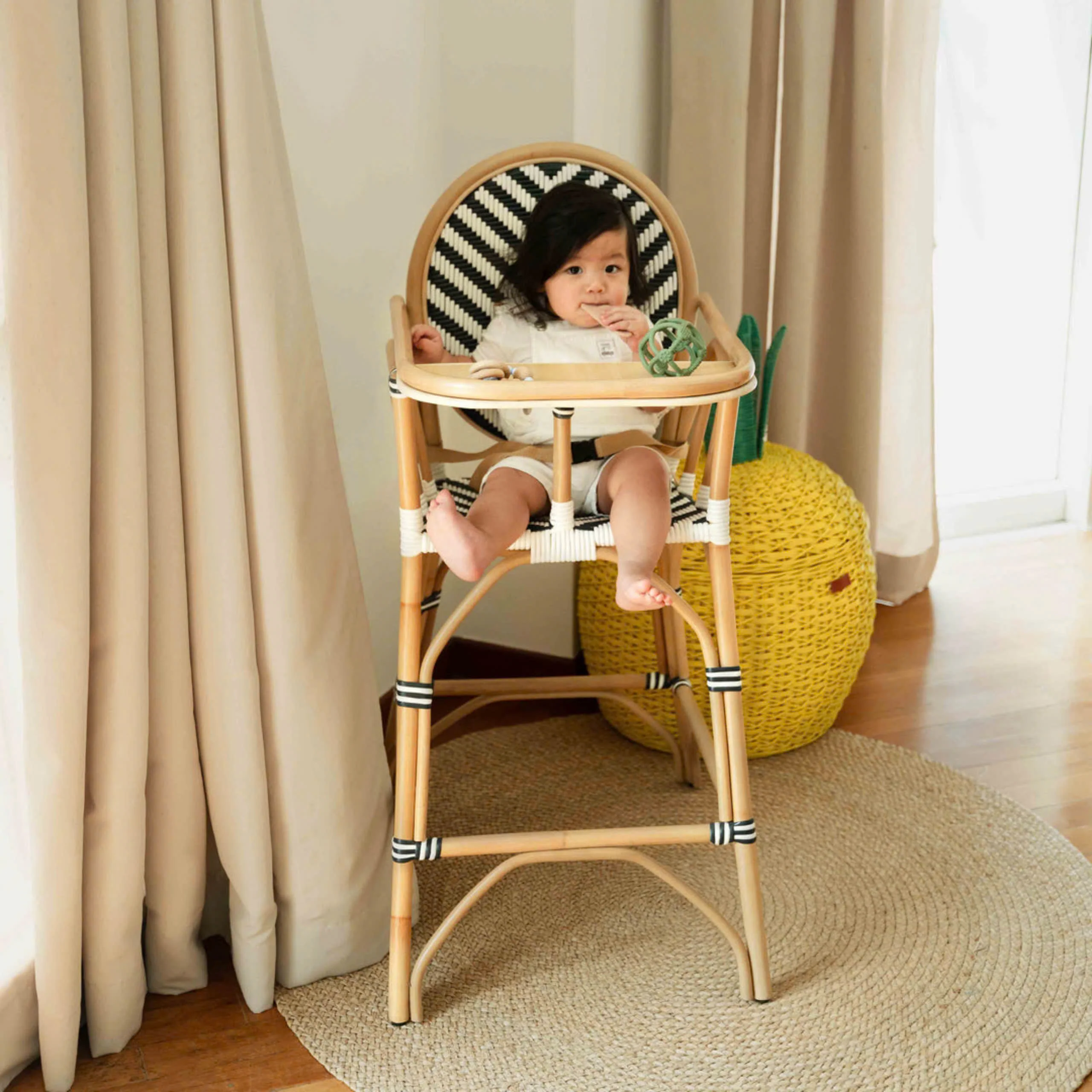 Best Seller Rattan Kid High Chair Has Meal Tray Handicraft High Chair For Kid Nhat Mihh Vietnam Living Room Dining Room Bedroom