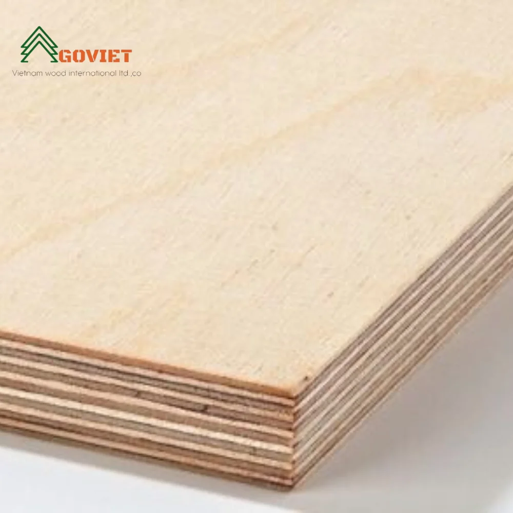LVB Plywood sheet Veneer Boards Modern Furniture 4*8ft Outdoor Construction Low Price Wholesale Mainly Rubberwood Carb P2