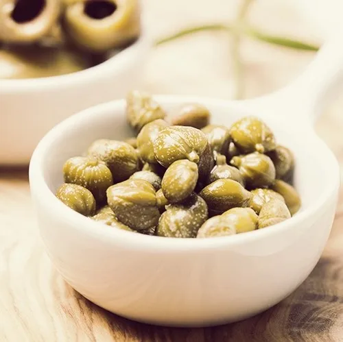 Made in Italy ready to eat food top quality  500 g glass jar capers pesto for seasoning