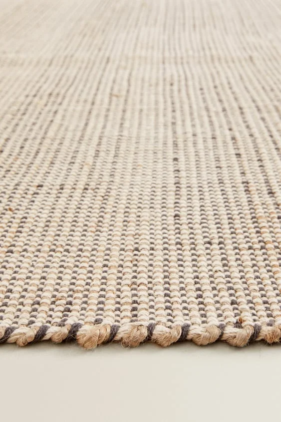 Flecked jute and cotton rugs Hand Woven Best quality Hemp rugs & Carpets for home door entry Bedroom living area rugs & Sets