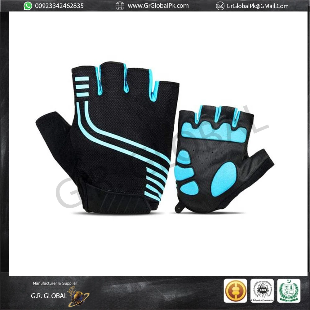 Customizable Design Wholesale Price Fingerless Fitness Training Workout Sports Gym Gloves Breathable Gymnastic Gloves