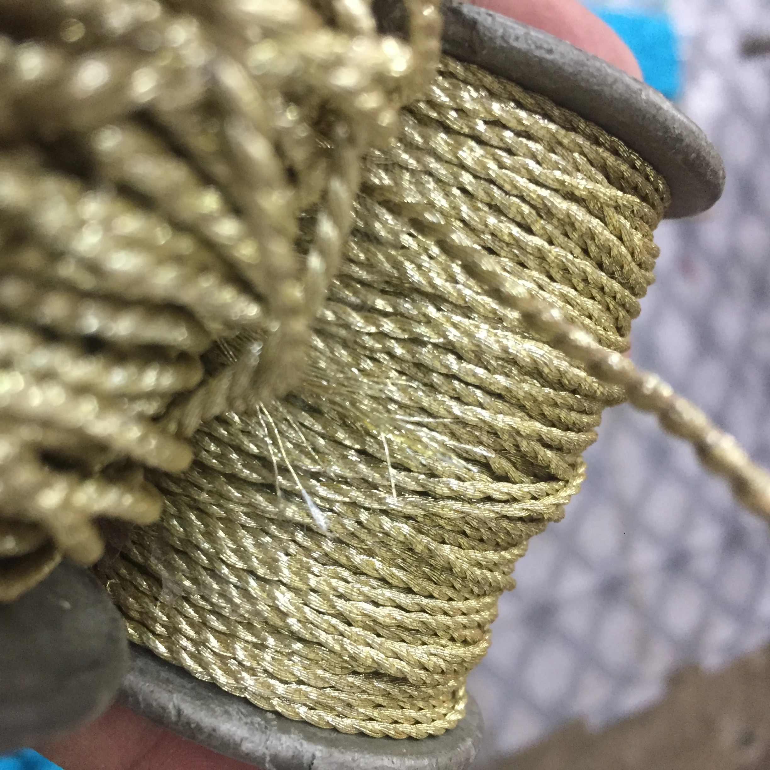 Блестящий шнур для макраме оптовая продажа 2 мм 3 4 хлопок индивидуальная техника время выполнения заказа упаковка шт. цветная поддержка особенность текстиля