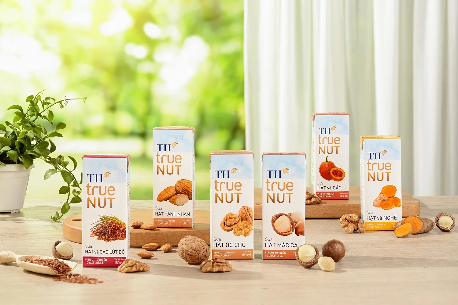 Молоко орехов и ГАК TH True NUT 180 мл смешанные напиток молочные продукты стерилизованное высококачественное АРОМАТИЗИРОВАННОЕ МОЛОКО