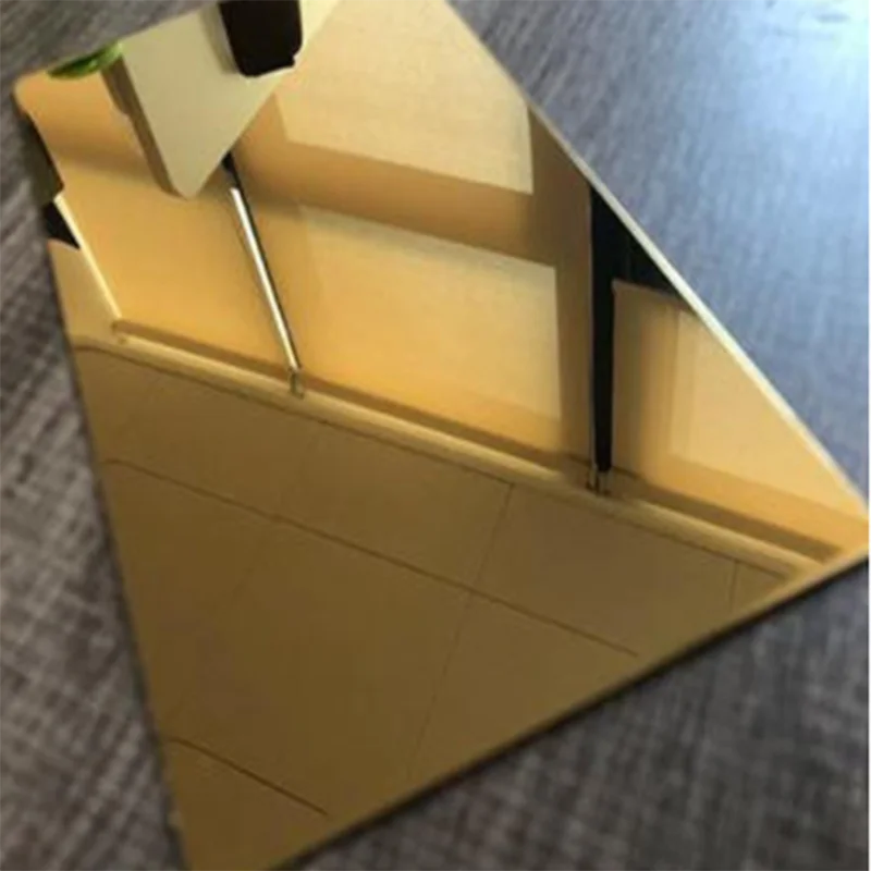 Factory wholesale 201 304 316 430 Gold Mirror Stainless Steel Sheet