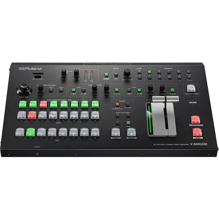 Лучший недавно выпущенный Roland V-60HD многоформатный HD-видео переключатель для пианино, пианино, механическая клавиатура