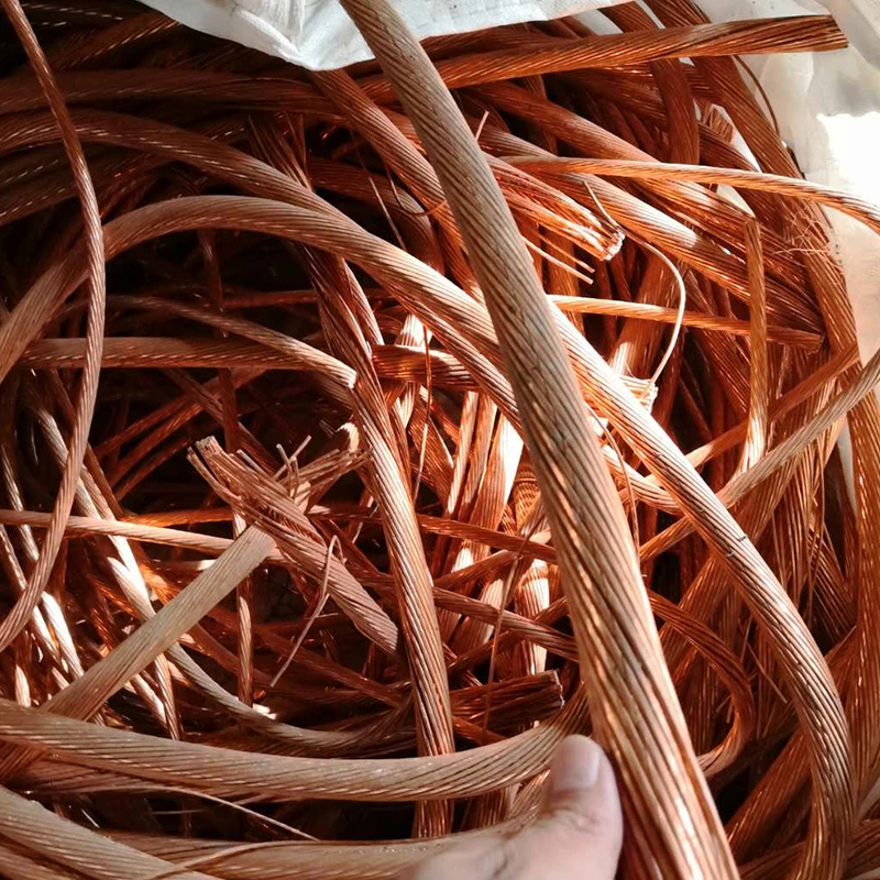 Supply 99.99 Purity Bare Insulation Copper Cable Wire Copper Scrap For Sale Price per Kg Ton
