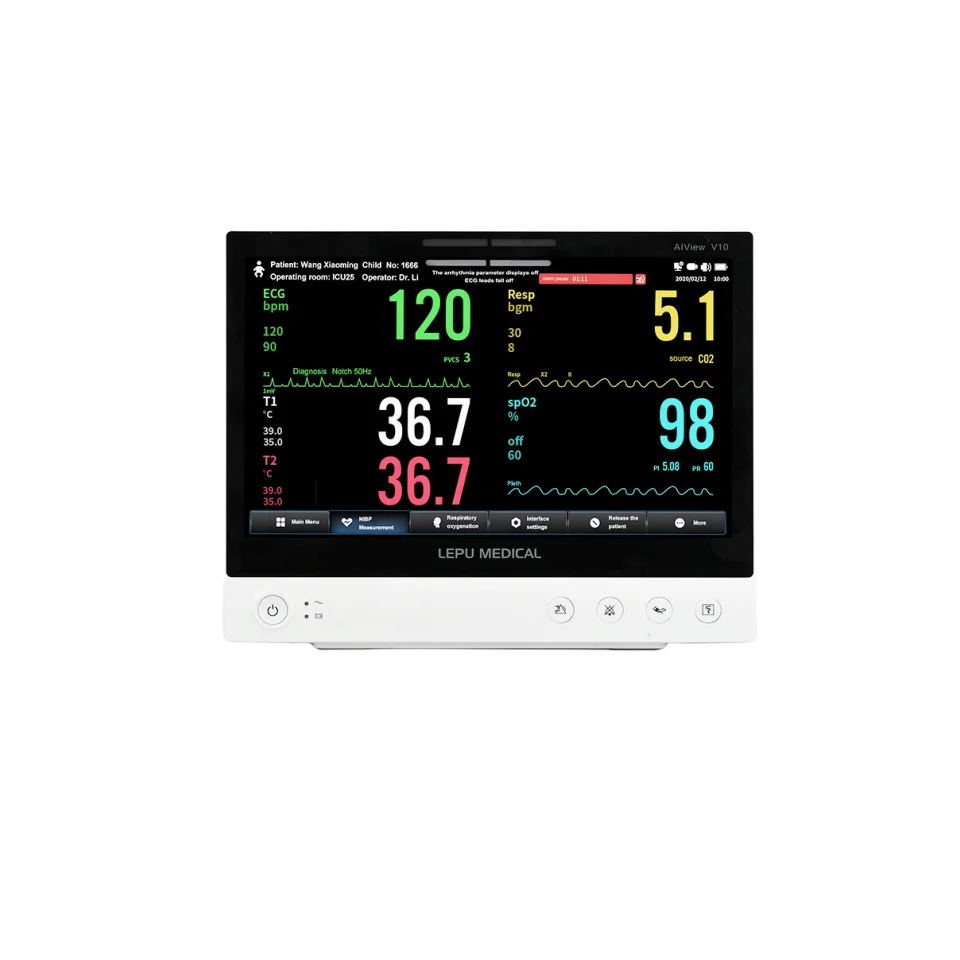 Portable Medical Touch Screen ICU Patient Monitor Ambulance Patient Monitor