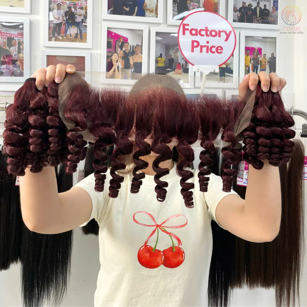 Новый продукт сырые вьетнамские волосы Remy кудряющие человеческие Лучшая цена оптовая продажа 13x4 все длины фронтальные пряди вьющиеся волны