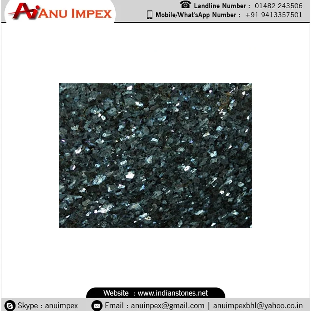 High Quality Emerald Pearl Granite Luxurious Black Stone with Stunning Gold and White Flecks