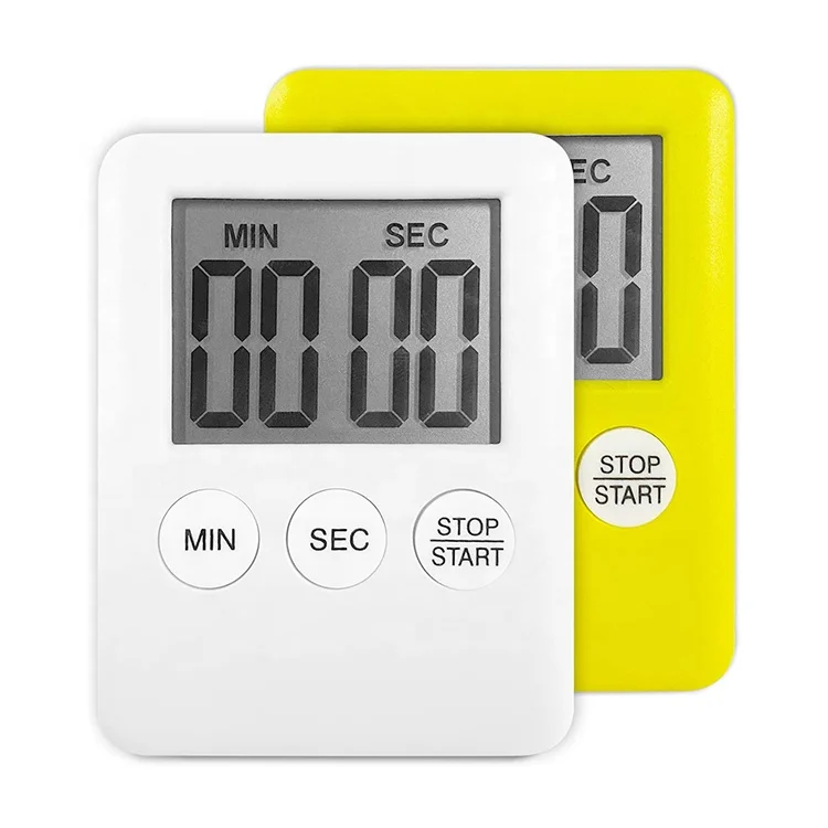 Маленький Магнитный цифровой таймер 60 минут кухонный класс