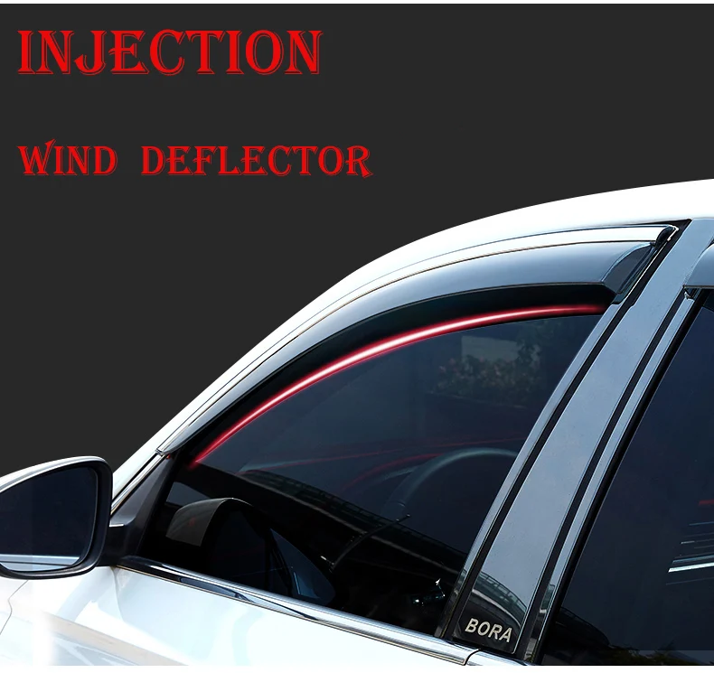 Auto Rain Guard Sun Shield for Lexus IS 300 IS250 2006-2012 Window Vent Deflectors Visor Shade Car Door Window Visors